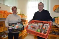 Petra Hütten ist Leiterin der Löbauer Tafel, Frank Grüber Vorsitzender des Tafelvereins Oberlausitz, die vier Standorte im Landkreis Görlitz betreibt.