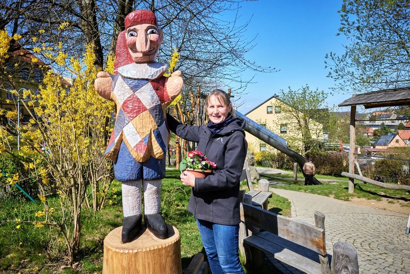 Der Kasper in der stehenden Variante.