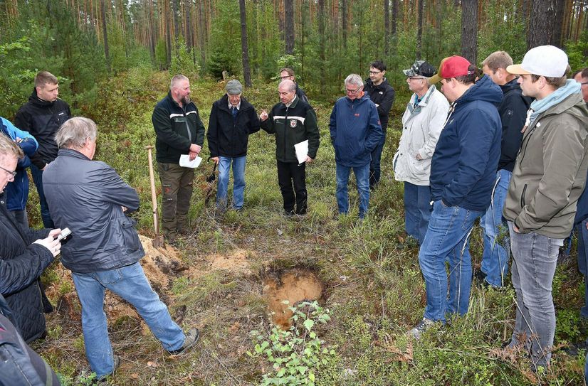 Beim »Wald-Dialog: Elbe-Elster – wie weiter« rund um die Försterei in Gorden-Staupitz ging es unter anderem um Waldschäden, die Auswirkungen der Klimaveränderung sowie den dringend notwendigen Waldumbau.
