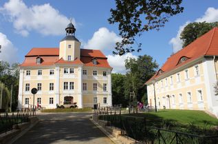 Das Schloss im Vetschauer Park.