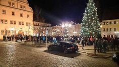 Am Montag, 3. Januar, auf dem Marktplatz in Dippoldiswalde. Foto: Marko Förster