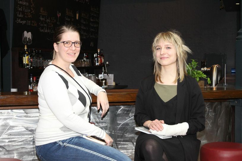 Rita Drunk und Anna-Maria Bertko verstärken das Turmvillateam seit einigen Wochen. Foto: Tony Keil