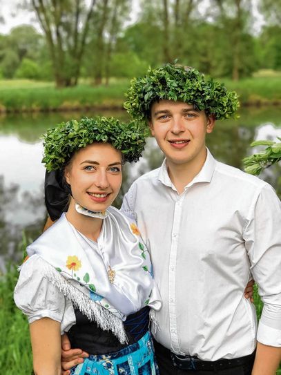 Maibaumkönigin Emilie Zelder und Maibaumkönig Max Kollay. Foto: privat
