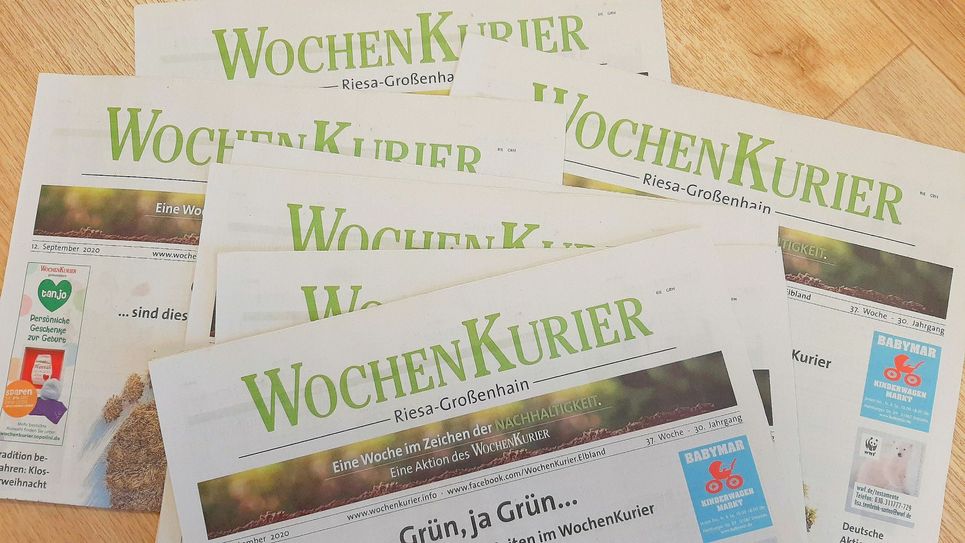 Die grüne Ausgabe des WochenKurier war bisher einmalig, ein Wiederholung ist aber nicht ausgeschlossen. Zumindest sollen die Themen unter dieser Rubrik weiter eine wichtige Rolle spielen. Foto: Farrar
