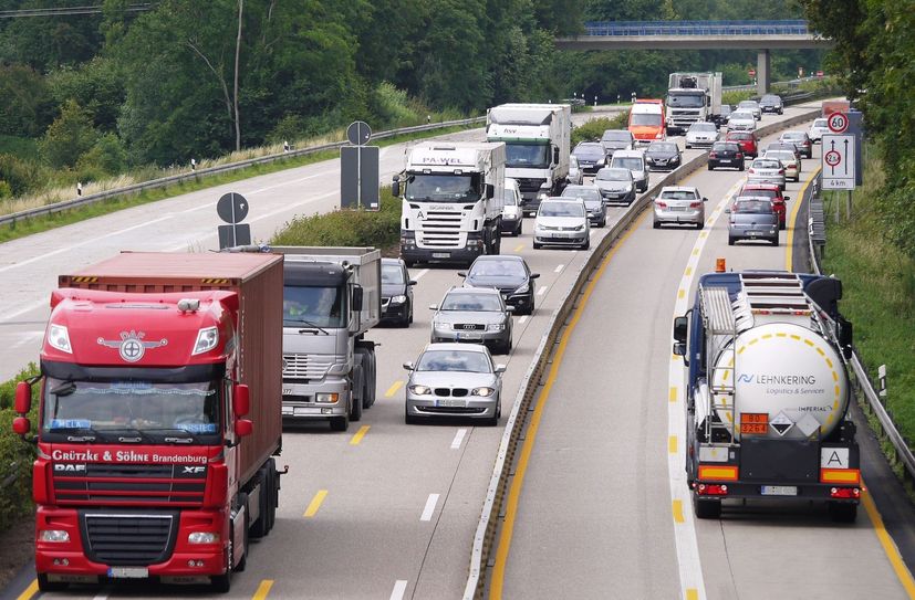 Symbolbild. Aufgrund der Baustelle auf der Autobahn ist der Lkw-Verkehr in Wilsdruff erheblich gestiegen.