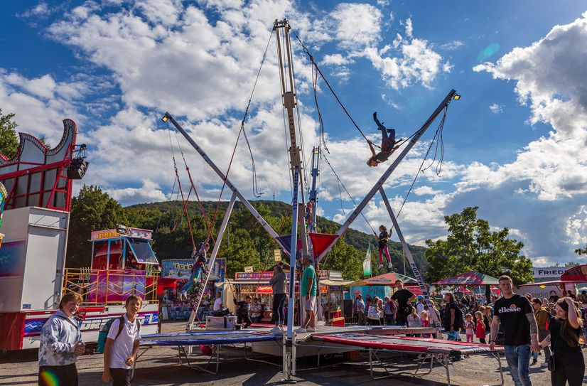Action beim Windbergfest.