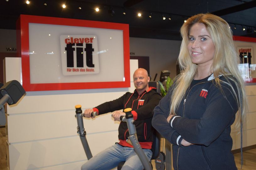Studioleiterin Christina Freier und Geschäftsführer des clever fit Standortes in Bautzen, Stefan Lasch, geben einen Einblick in die schwierige Zeit. Foto: spa