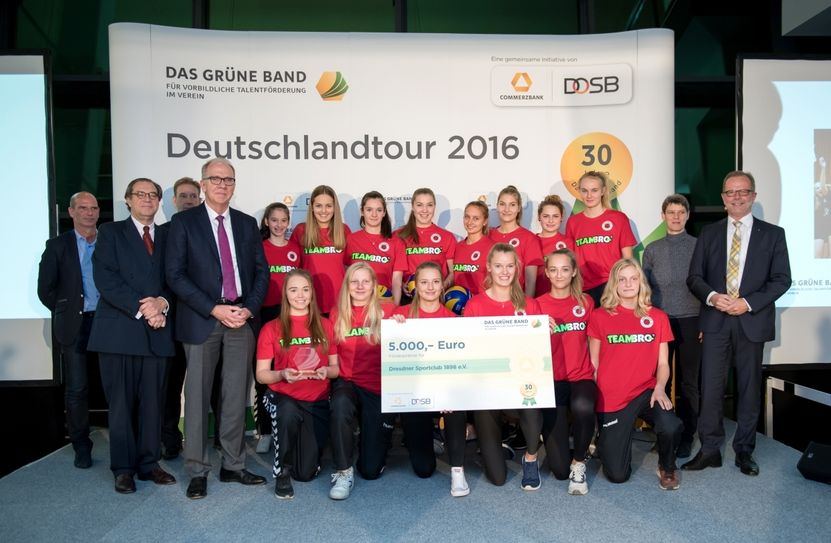 ...der Dresdner Sportclub 1898... (Volleyball). Foto: Picture Alliance