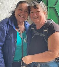 Gabi Wagner (r.) und Kiki "Reiseführerin".