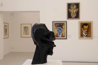 Ausstellungsansicht Carl Lohse. Seelenbilder. Porträts und Landschaften 1910-1940