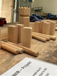 Handwerker-Camp in den Ferien: Wikinger Schach