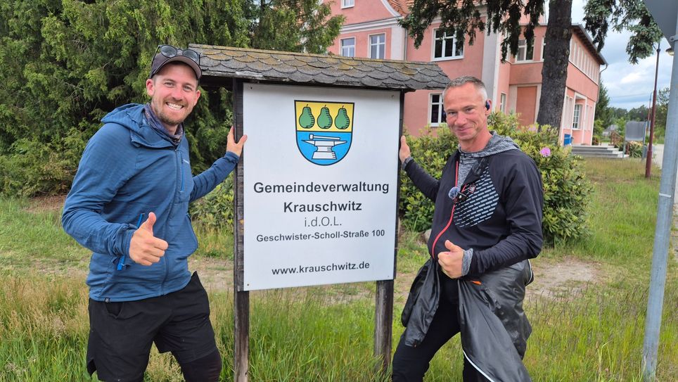 Jörn Schlag (34) aus dem Allgäu und Andreas Dietrich (54) aus Dresden
