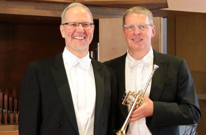 Uwe Komischke und Thorsten Pech im Wuppertaler "Ölberg-Dom".