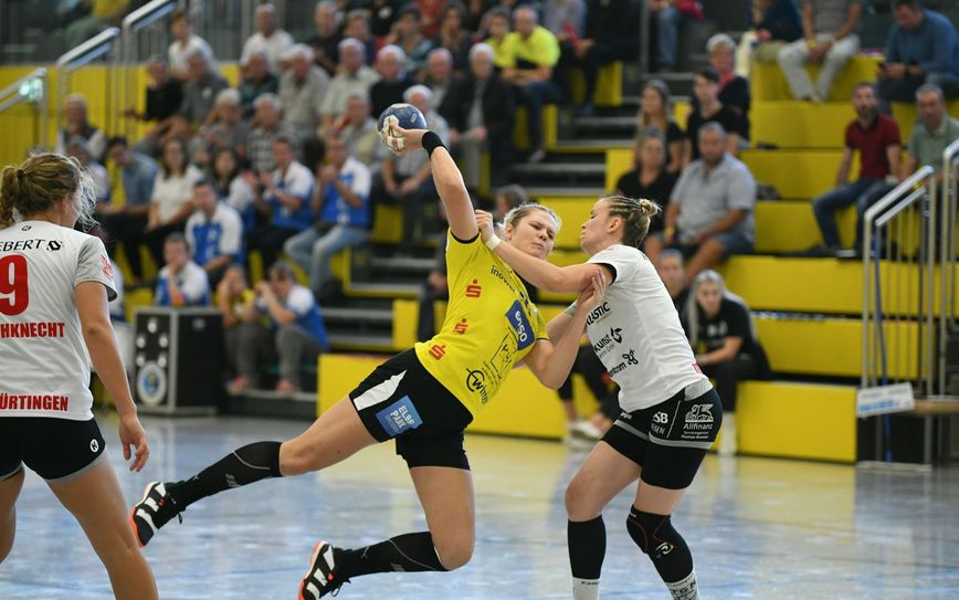 Brigita Ivanauskaite im 1-gegen-1-Duell. Foto: Stefan Michaelis
