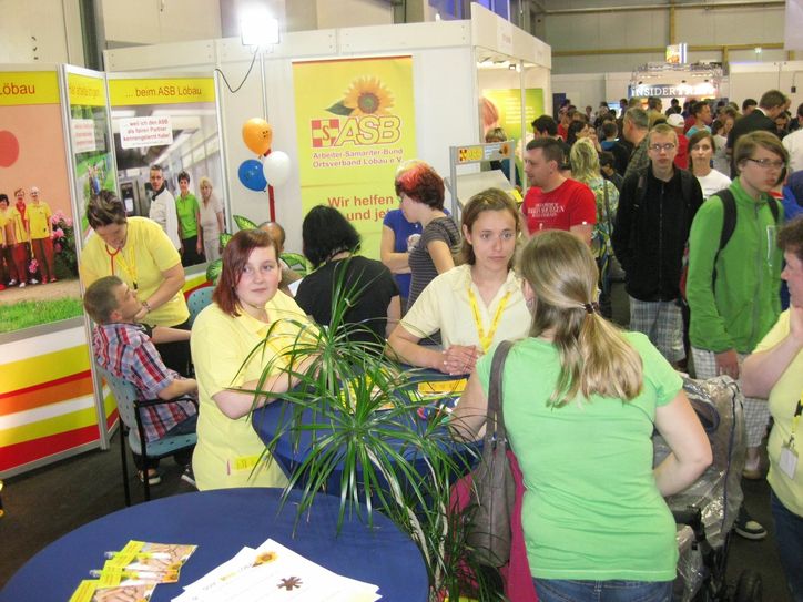 Am Stand des ASB Löbau gibt es dieses Mal auch wieder viel zu erleben und zu erfahren. Foto: ASB