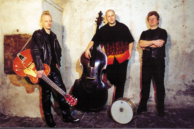 Die Band „The Cash Cats“ gastiert in der Brauhaus-Kneipe zum Finsterwalder Kneipenfest.