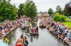 Zum Lübbenauer Kultursommer gehört auch das Spreewald- und Schützenfest Lübbenau/Spreewald mit dem Kahnkorso - wie hier 2024.