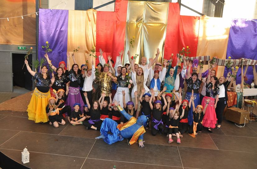 Die Großkoschener Laienschauspielgruppe freut sich auf die beiden Auftritte im Amphitheater Großkoschen.