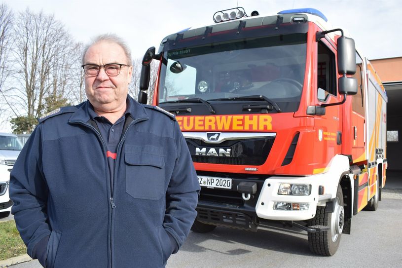 In 25 Jahren als Ortswehrleiter wurde viel geschafft. Nun macht Burkhard Buder Platz für Jüngere.