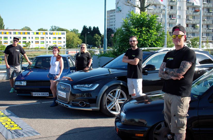 Matthias Batzke, Madeleine Matschke, Lisa Winkler, Sören Reggentin und Marcus Pachsteffel (v.l.) stellten die Pläne für das 2. »Open Deck Lausitz« vor.