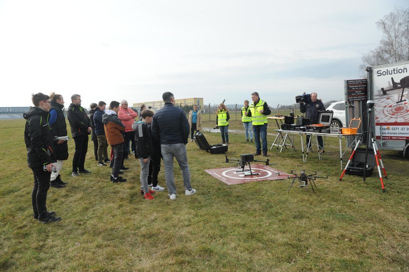 Auch im vergangenen Jahr fanden in der Lausitz bereits Schülertage zum Thema »Autonome Luftfahrt« statt.  Foto: 3-D-Aero e.V. Kamenz
