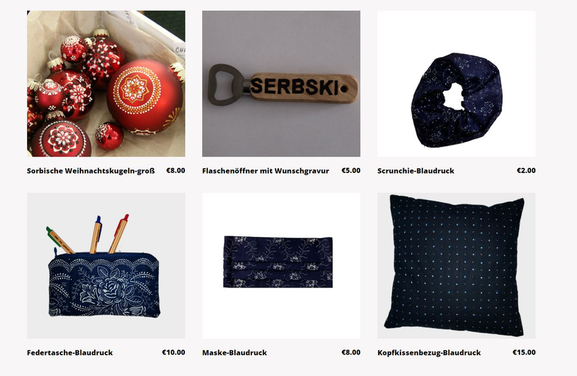 Eine Auswahl der hergestellten Produkte der Cottbuser Schülerfirma, die man im Online-Shop kaufen kann. Foto: NSG Cottbus