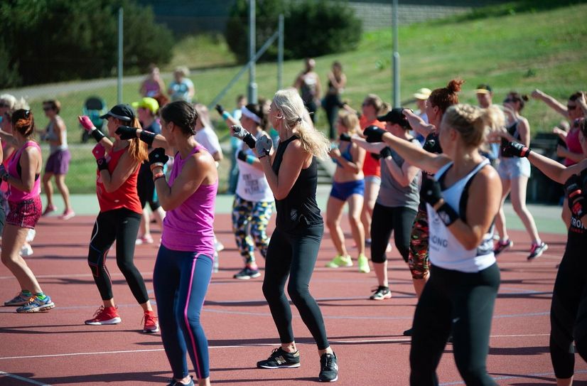Zumba ist eins der 13 Bewegungsangebote im Stadtgebiet.