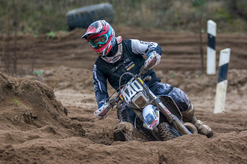 Der mehrfache deutsche Enduromeister Dennis Schröter war auch am Start. Foto: motocrosspics.de