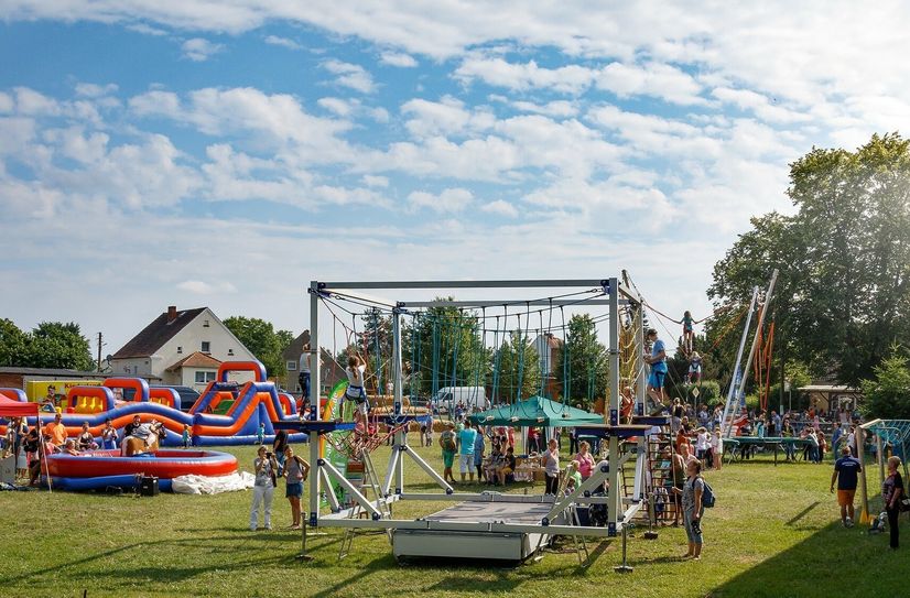 Während des Kinderfestes in Wittmannsdorf wird es wieder viele Stationen für Kinder zum Spielen und Bewegen geben.
