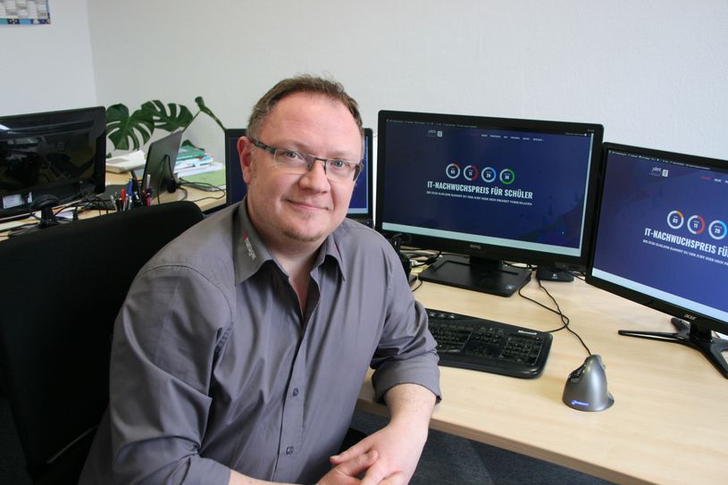 Daniel Strauß, Initiator des IT-Nachwuchspreises. Foto: InterNexum