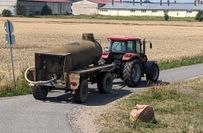 Auf dem Gelände eine Landwirtscjhaftsbetriebes in Spansberg wurde ein toter Mann und eine tote Frau gefunden.