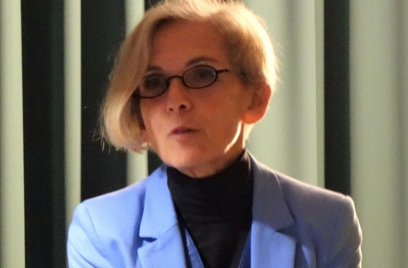 Franziska Steinhauer liest in der Spreewaldbibliothek  Foto K. Möbes