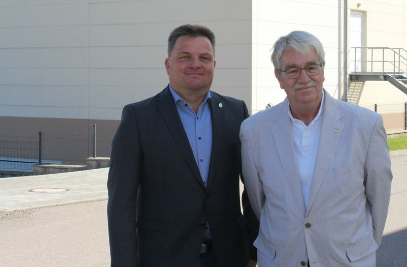 Ulrich Brodkorb (re.) und Markus Kunze vom Bombastus-Vorstand planen weitere Investitionen.