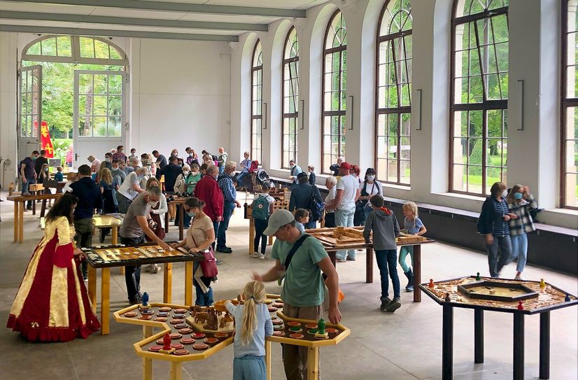 30 historische Spiele warten auf die Besucher.