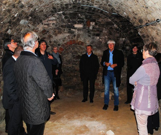 Blick ins historische Gewölbe beeindruckt. Foto: Eckardt