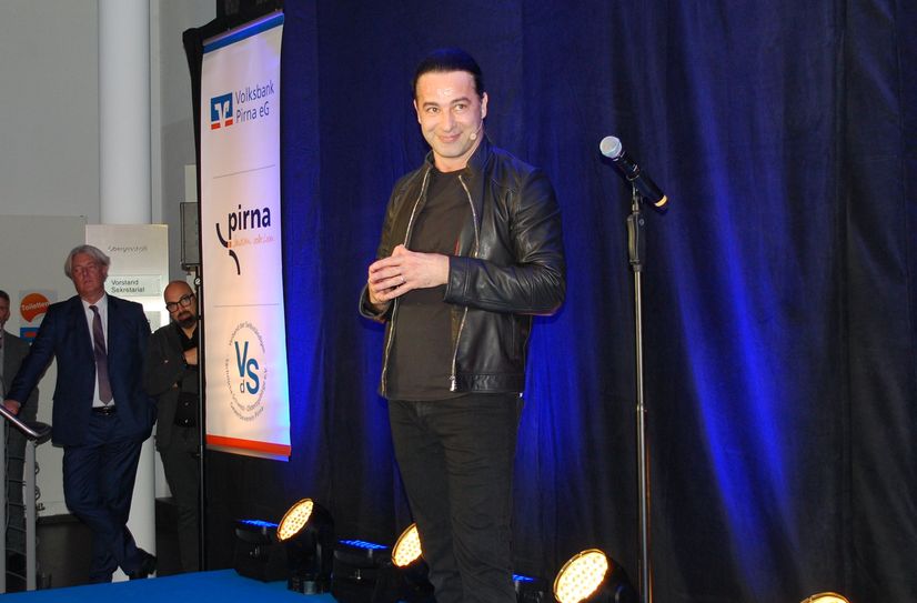Standup-Comedian Bülent Ceylan begeisterte die Gäste des Neujahrsempfanges in Pirna mit seiner Show.