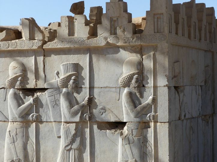 Palast-Anlagen in Persepolis.  Fotos: Wagner