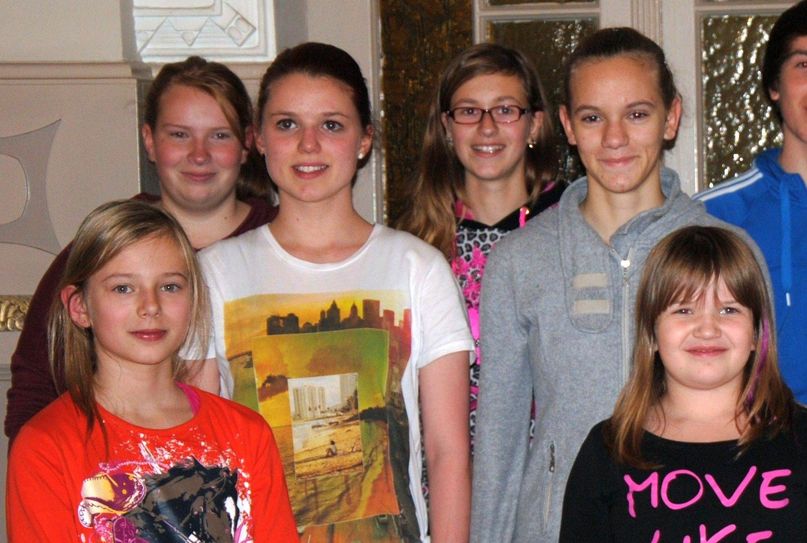 Isabell Heise (hinten links) ist Chefin und Stimme des KJS. Foto: Rodig