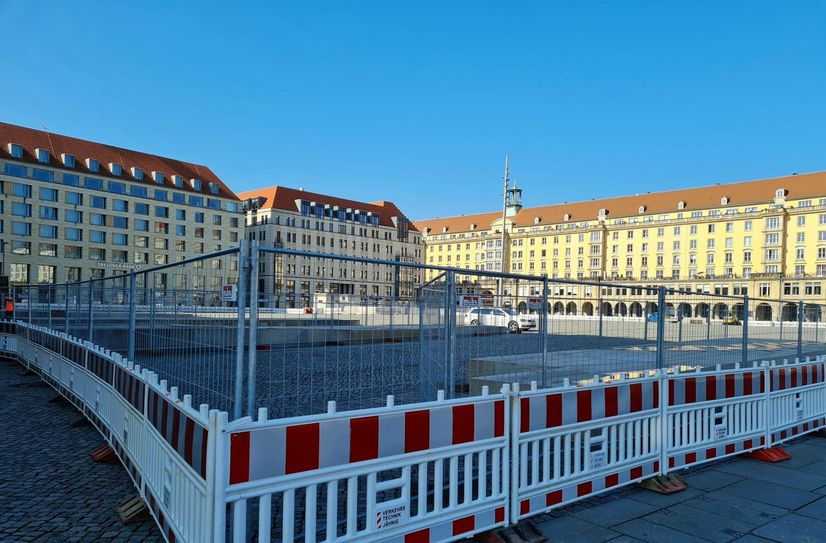 Seit 25. April wird der Altmarkt umgebaut.