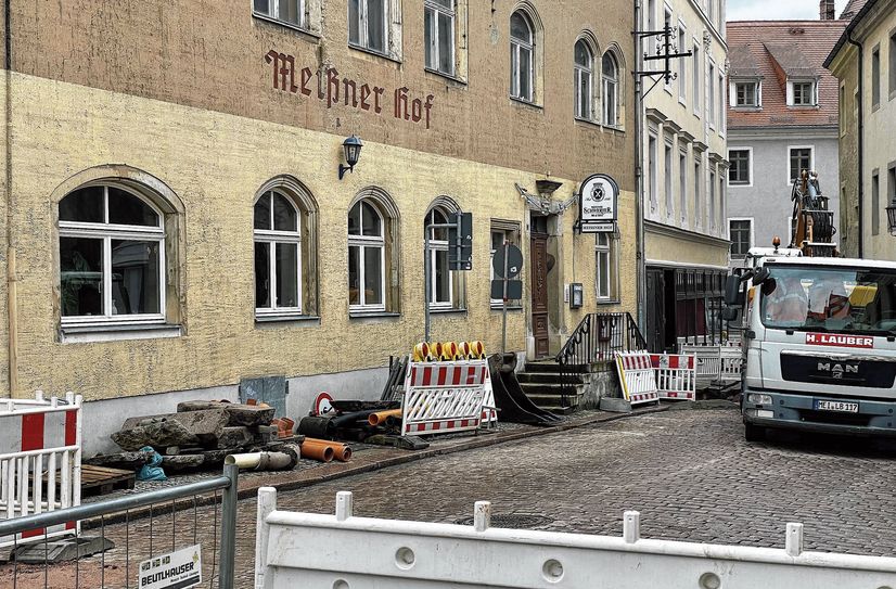 Umbau am »Meißner Hof« durch die SEEG läuft.