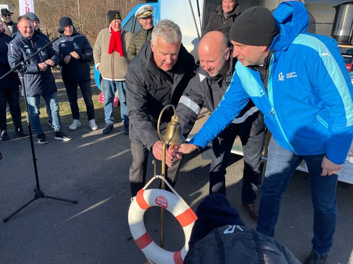Wasserstand erreicht erstmalig Zielmarke von +62,5 m NHN.