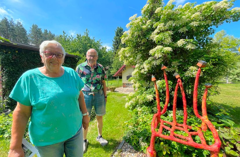 Wir haben dem Garten von Angelika und Wilfried Mätzig schon vorab einen Besuch abgestattet. Hier sehen sie einige Eindrücke.