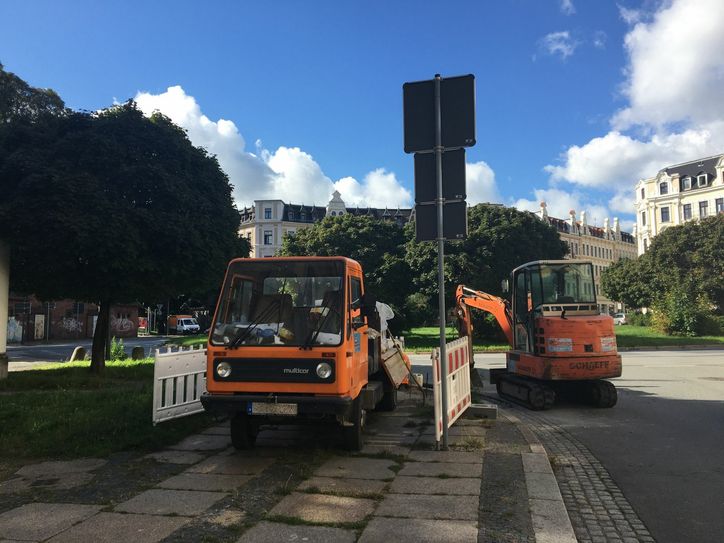 Die Bauarbeiten haben in dieser Woche begonnen. Foto: Keil