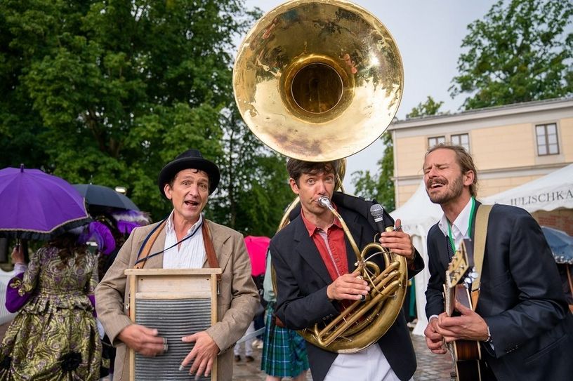 Die Band Triple Trouble war 2019 bei der Schlössernacht dabei.