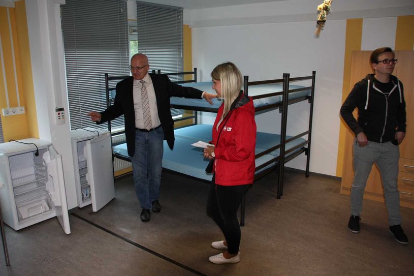 Noch in dieser Woche sollen die ersten Flüchtlinge einziehen. Foto: Stadt CB