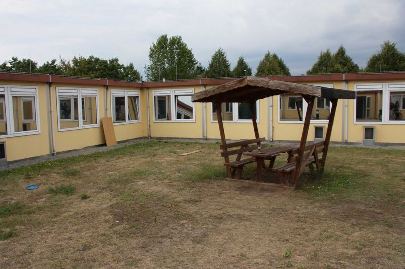 Die Containeranlage befindet sich im Cottbuser Stadtteil Neu-Schmellwitz und bietet Platz für bis zu 100 Personen. Foto: Stadt CB