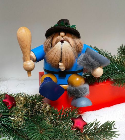 Der Riesaer Riese als neue Räucherfigur. Foto: pm