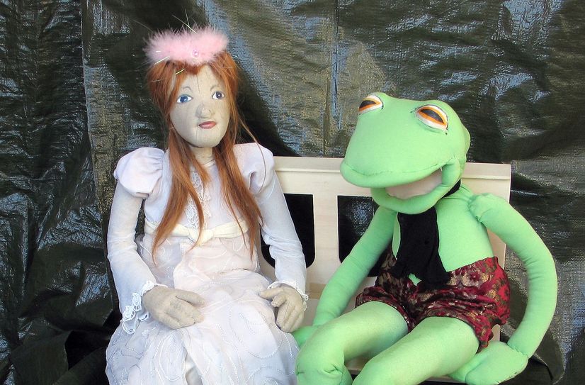 Die Prinzessin und ihr Froschkönig.  Foto: Jost Braun