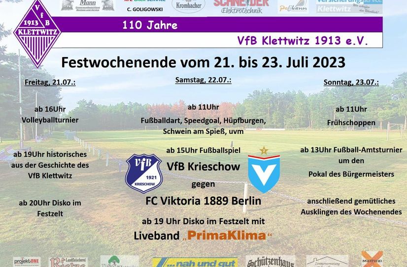 Festwochenende im Überblick.