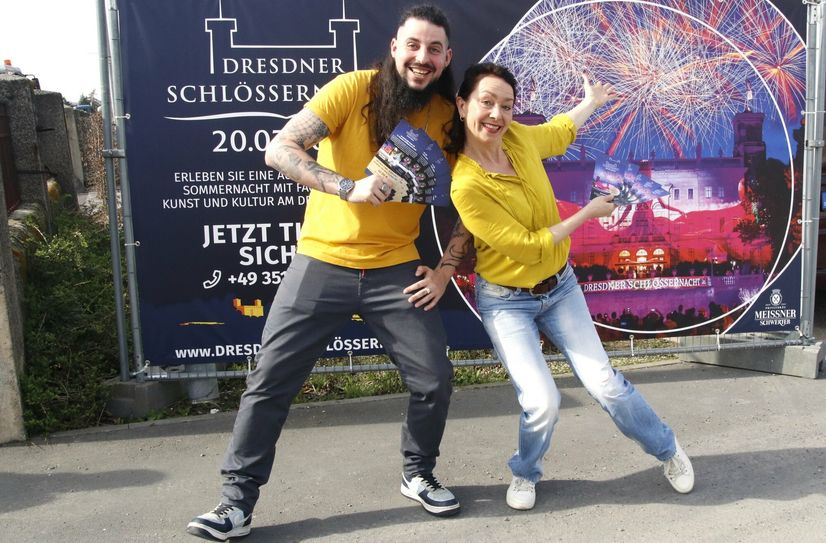 Die künstlerische Leiterin Sylvia Grodd und Marketing-Experte Robert Rriebel machen Lust auf die Schlössernacht.
